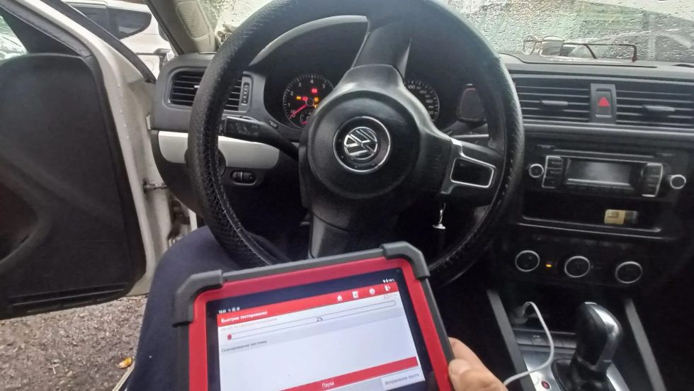 Диагностика и выявление неисправности на автомобиле volkswagen jetta